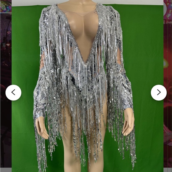 Sequin bodysuit one size - Picture 4 of 17